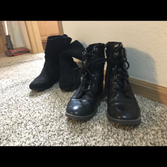 ** Bundle of Black Booties! ~ Size 7 ** - Picture 3 of 11